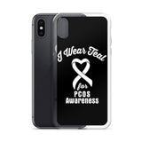 PCOS Awareness I Wear Teal iPhone Case - The Awareness Store