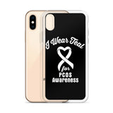 PCOS Awareness I Wear Teal iPhone Case - The Awareness Store