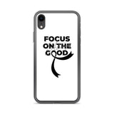 Melanoma Awareness Always Focus on the Good iPhone Case - The Awareness Store