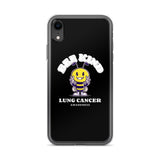 Lung Cancer Awareness Bee Kind iPhone Case