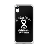 Alzheimer's Awareness I Wear Purple iPhone Case - The Awareness Store