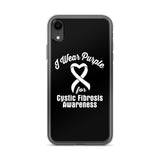 Cystic Fibrosis Awareness I Wear Purple iPhone Case - The Awareness Store