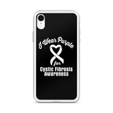 Cystic Fibrosis Awareness I Wear Purple iPhone Case - The Awareness Store