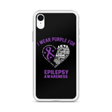 Epilepsy Awareness I Wear Purple iPhone Case - The Awareness Store