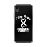 Fibromyalgia Awareness I Wear Purple iPhone Case - The Awareness Store