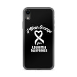 Leukemia Awareness I Wear Orange iPhone Case