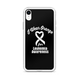 Leukemia Awareness I Wear Orange iPhone Case