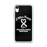 Pancreatic Cancer Awareness I Wear Purple iPhone Case - The Awareness Store