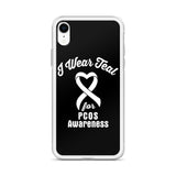 PCOS Awareness I Wear Teal iPhone Case - The Awareness Store