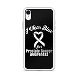 Prostate Cancer Awareness I Wear Blue iPhone Case