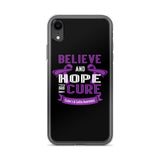 Crohn's Awareness Believe & Hope for a Cure iPhone Case