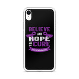 Crohn's Awareness Believe & Hope for a Cure iPhone Case