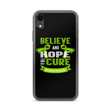 Muscular Dystrophy Awareness Believe & Hope for a Cure iPhone Case