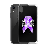 Alzheimer's Awareness Together We Are at Our Strongest iPhone Case