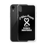 Crohn's Awareness I Wear Purple iPhone Case - The Awareness Store