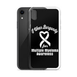 Multiple Myeloma Awareness I Wear Burgundy iPhone Case - The Awareness Store