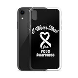 PCOS Awareness I Wear Teal iPhone Case - The Awareness Store