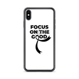 Melanoma Awareness Always Focus on the Good iPhone Case - The Awareness Store