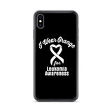 Leukemia Awareness I Wear Orange iPhone Case