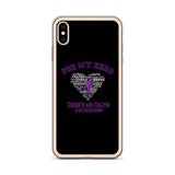 Crohn's Awareness For My Hero iPhone Case - The Awareness Store