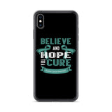 Ovarian Cancer Awareness Believe & Hope for a Cure iPhone Case