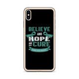 Ovarian Cancer Awareness Believe & Hope for a Cure iPhone Case