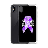 Alzheimer's Awareness Together We Are at Our Strongest iPhone Case