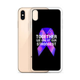 Rheumatoid Arthritis Awareness Together We Are at Our Strongest iPhone Case