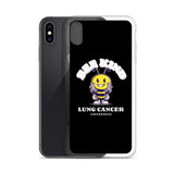 Lung Cancer Awareness Bee Kind iPhone Case