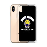 Lung Cancer Awareness Bee Kind iPhone Case