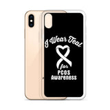 PCOS Awareness I Wear Teal iPhone Case - The Awareness Store