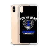 Colon Cancer Awareness For My Hero iPhone Case