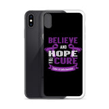 Crohn's Awareness Believe & Hope for a Cure iPhone Case