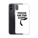 Melanoma Awareness Always Focus on the Good iPhone Case - The Awareness Store