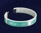 Jewelry - PCOS Hope Faith Love Bangle Bracelet