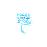 Stomach Cancer Awareness Always Focus on the Good Sticker