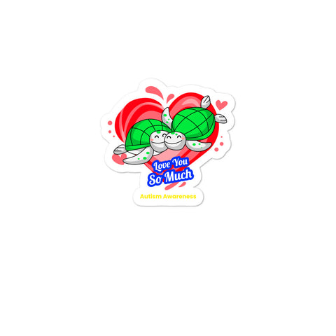 Autism Awareness I Love You so Much Sticker - The Awareness Store