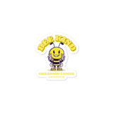 Childhood Cancer Awareness Bee Kind Sticker