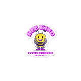 Cystic Fibrosis Awareness Bee Kind Sticker