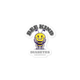 Diabetes Awareness Bee Kind Sticker