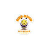 Leukemia Awareness Bee Kind Sticker