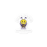 Lung Cancer Awareness Bee Kind Sticker