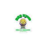 Organ Donors Awareness Bee Kind Sticker