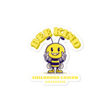 Childhood Cancer Awareness Bee Kind Sticker