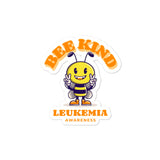 Leukemia Awareness Bee Kind Sticker