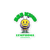 Lymphoma Awareness Bee Kind Sticker