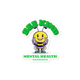 Mental Health Awareness Bee Kind Sticker - The Awareness Store