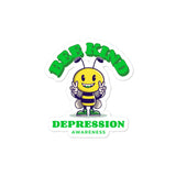 Depression Awareness Bee Kind Sticker - The Awareness Store