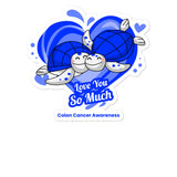 Colon Cancer Awareness I Love You so Much Sticker - The Awareness Store