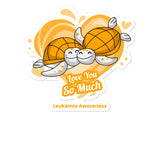 Leukemia Awareness I Love You so Much Sticker